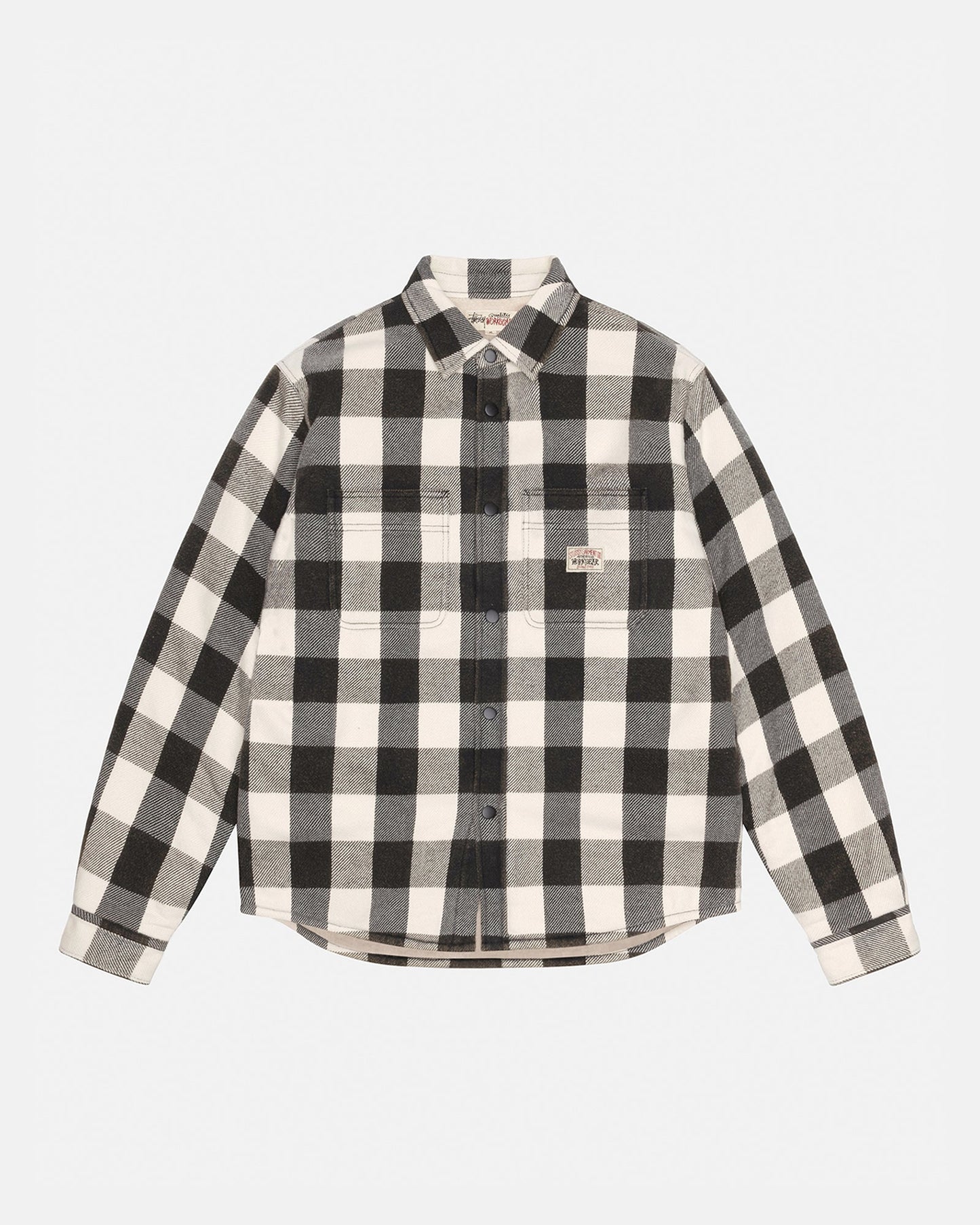 SHERPA LINED BUFFALO PLAID SHIRT