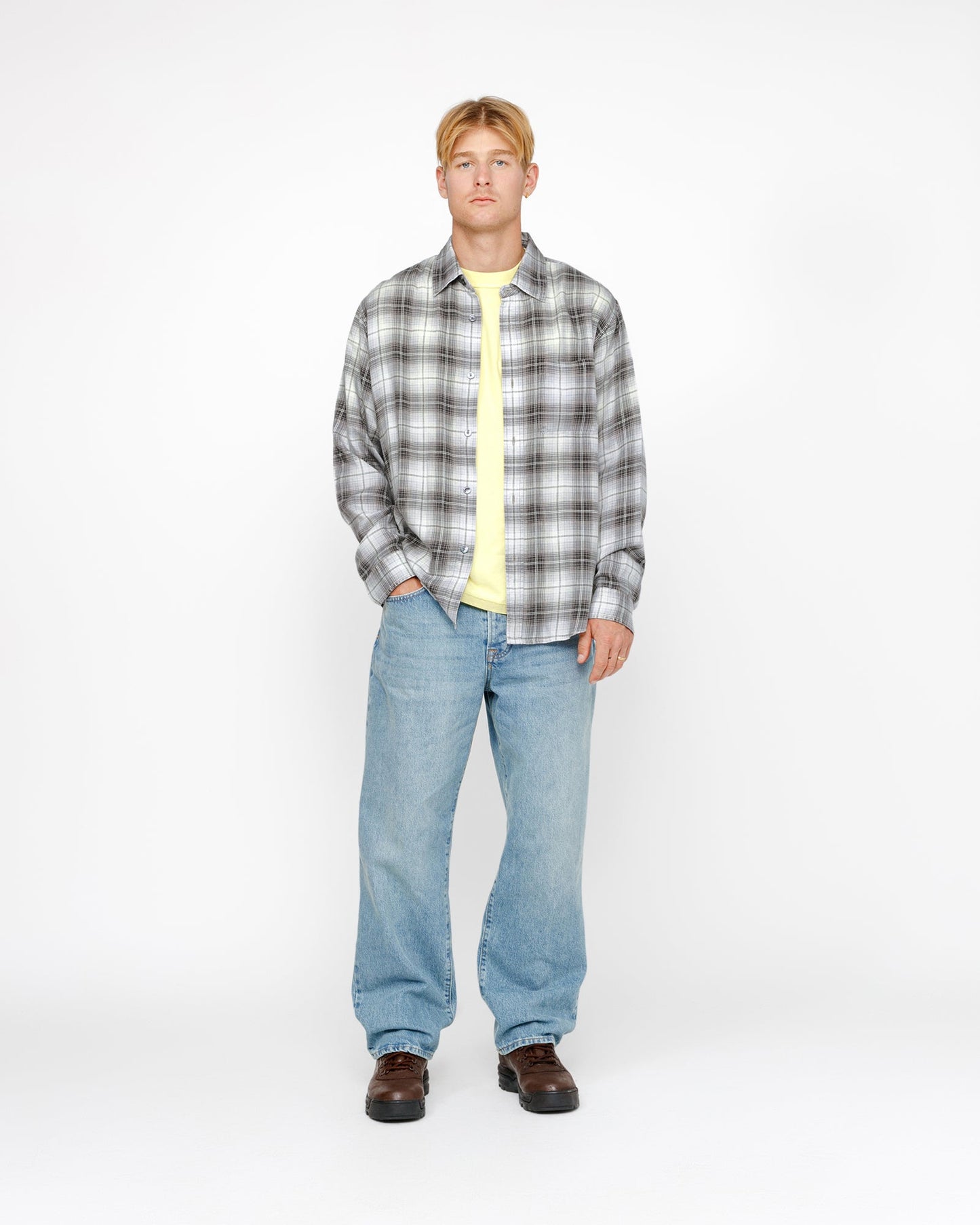 MATTHEW SHIRT LG PRINTED PLAID