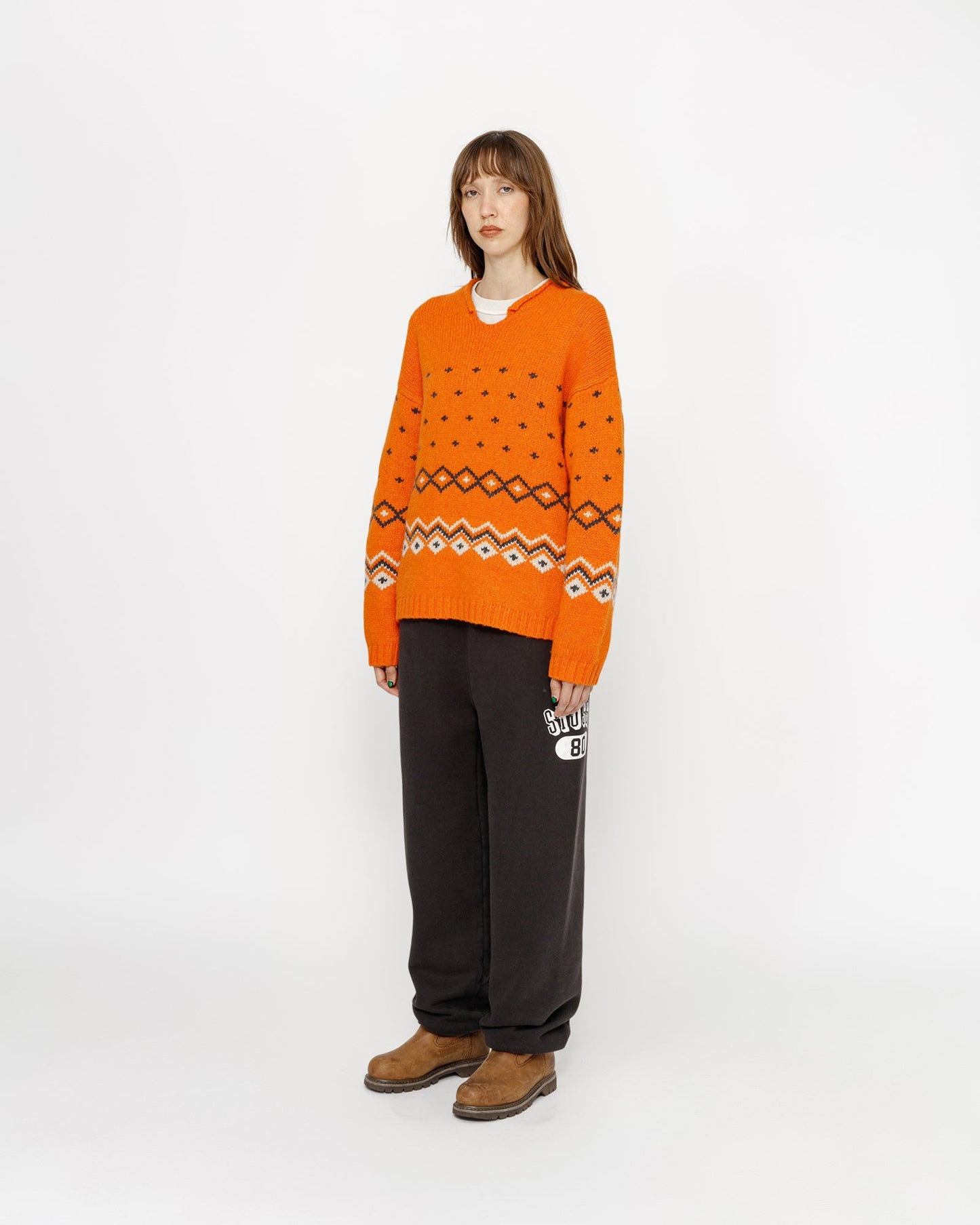 ROLL NECK FAIRISLE SWEATER